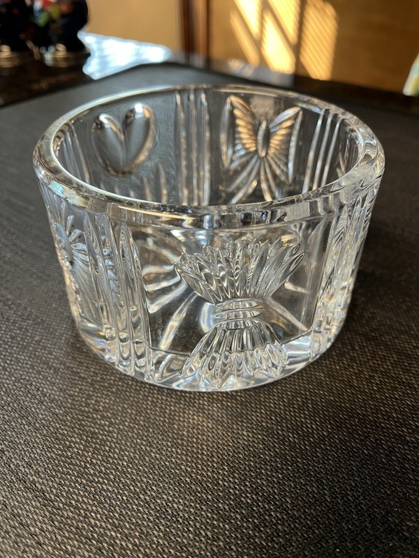 Waterford Crystal Millennium Collection 5" Champagne Wine Bottle Coaster Holder