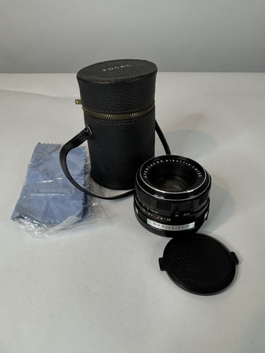 Nice! Pentacon auto f/1.8 50mm Multi Coating M42 Germany Lens + two caps