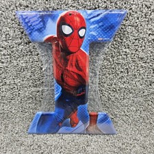 Marvel Spider-Man Metal Tin Wall Decor Letter I 8x10 Kids Room Bedroom Sign