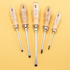 Felo Wood Handle Slotted & Phillips Screwdriv...