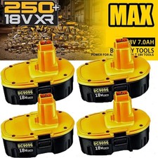 4PACK 2PACK 18V For Dewalt 18 VOLT XRP Ni-MH 7.0Ah Battery DC9099 DC9096 DC9098
