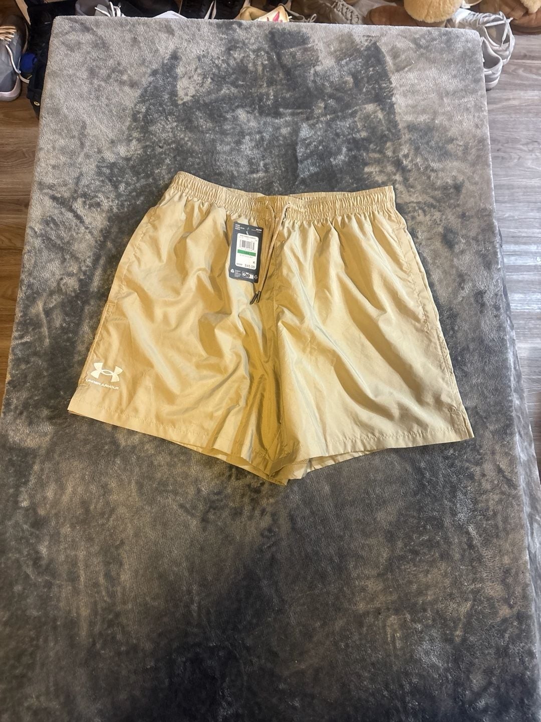 Under Armour UA Icon Volley Shorts in Khaki