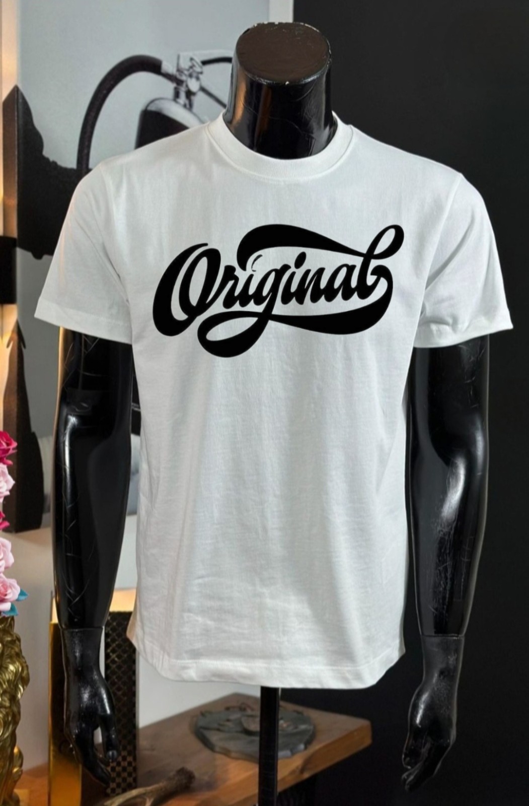 Camiseta Original Para Hombre Gráfica Elegante Logo Vibrante Moda Estilo Suave Ropa