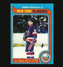 1979-80 Topps Hockey Card Number 70 Denis Potvin New York Islanders #70 HOF