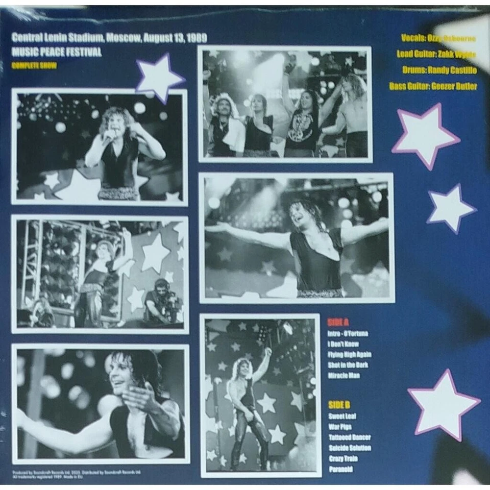 Ozzy Osbourne -Flying High, Prince Of Darness Blue Colored Vinyl, Numbered - Image 2 of 2