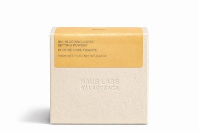 HAUS LABS ~ Lady Gaga ~ BIO BLURRING LOOSE SETTING POWDER ~ Golden ~ 0.24 oz
