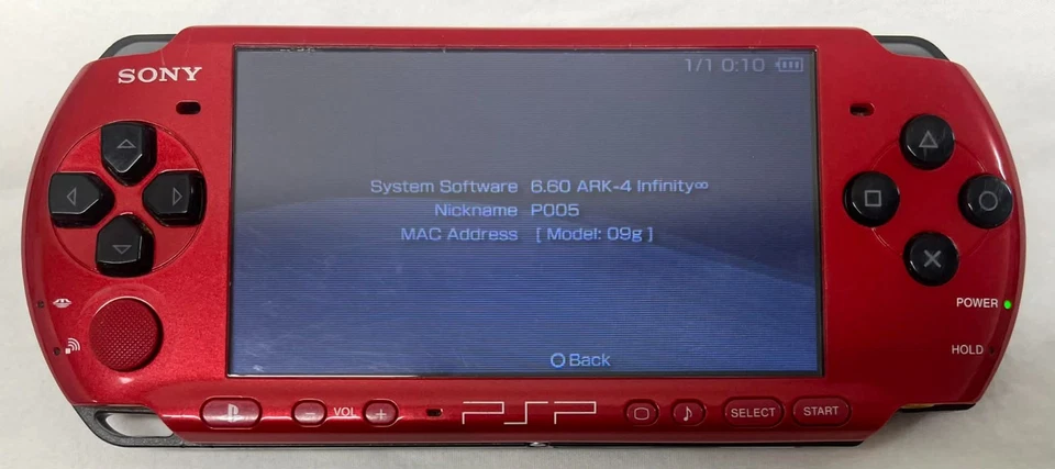 PSP 3000 Rojo y Negro / Batería Nueva / Cargador / ¡Sin Región!!! Foto 4 de 4