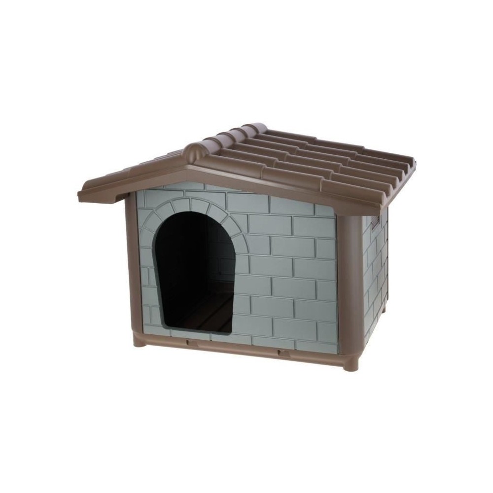 Niche a chien KERBL Levin en bois de dimensions 99 x 70 x 75 cm pour grand jardin