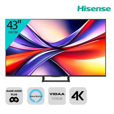 HISENSE 43A7Q Fernseher Game Mode Plus Dolby Atmos Sprachassistenten RC_43A7Q_B