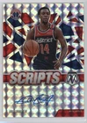 2020-21 Panini Mosaic Scripts Ishmael Smith Ish Smith #SC-ISH Auto 1d4