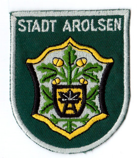 Original Abzeichen Ordnungsamt Stadt Arolsen Ordnungsdienst Vollzug Unbenutzt
