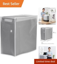 Mid-Tower Computer Dust Cover - Waterproof  Dustproof with See-Through Style