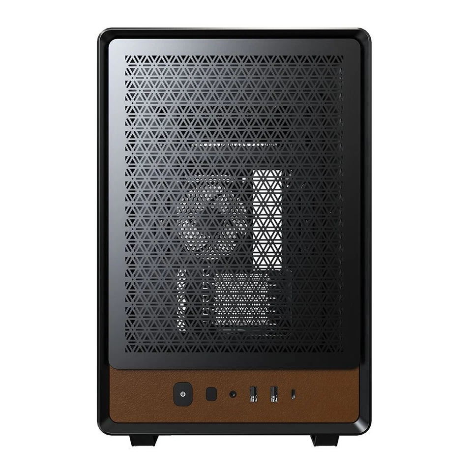 Montech Heritage PRO Tempered Glass microATX Mid-Tower Computer Case - Black - Image 2 of 4