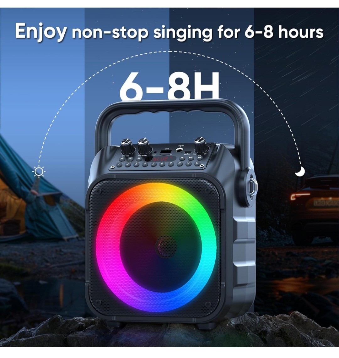 K9-Mワイヤレス

カラオケセット K9-M Karaoke Machine 15W Portable Bluetooth Speaker Wireless