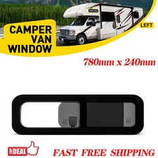 Campervan UNIVERSAL Window Sliding Opening Window 780Mm x 240Mm PASSENGER SIDE
