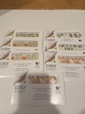 Color Street Nail Polish Strips Lot Of 7 New Sealed