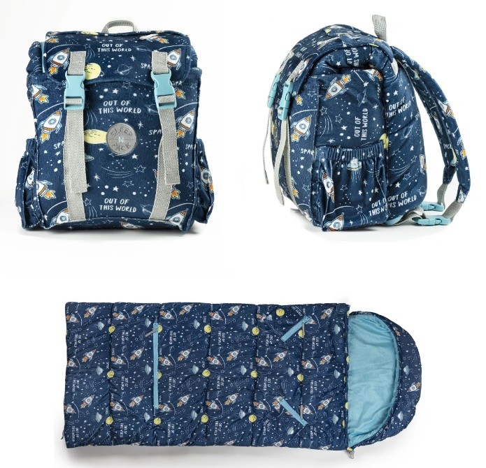 Mimish Sleep-N-Pack 50 F Packable Kids Sleeping Bag - Backpack Space - 3090₽