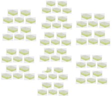 70-PK Super Stackers GREEN Crayon Boxes Plastic Storage Containers NEW