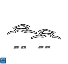 1970-72 Impala Oe Factory Metal Door Panel Chrome Emblems - Pair 1970-72 Impala Oe Factory Metal Door Panel Chrome Emblems - Pair