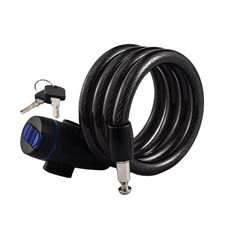 Bike Lock Heavy Duty Cable Anti Theft Bicycle 2 Key Security Chain Scooter Lock