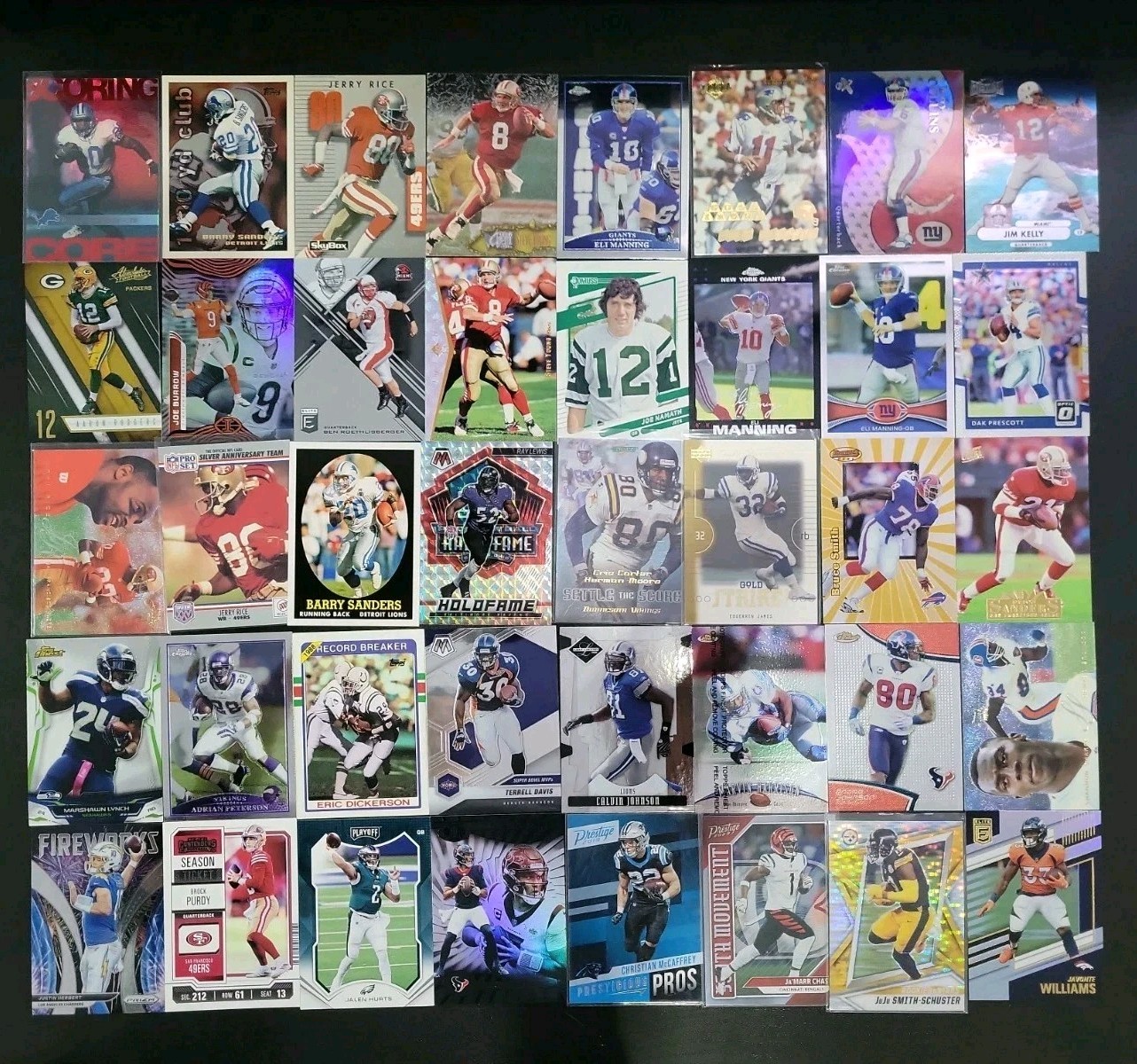 Drake Maye Rookie Caleb Williams Huge Lot Tom Brady Josh Allen Auto Prizm Optic view 8