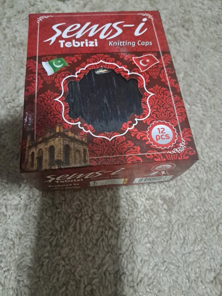 Gorras islámicas de punto Kufi/topi para hombre Foto 2 de 4