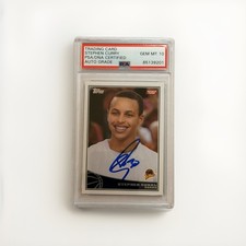 2009 STEPHEN CURRY ROOKIE TOPPS AUTO GEM MINT 10 GOLDEN STATE WARRIORS PSA/DNA