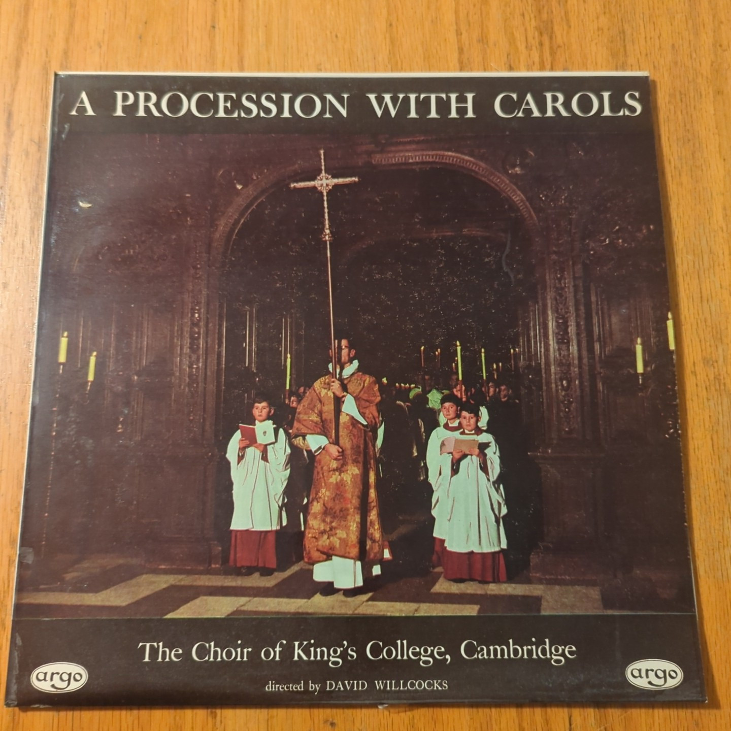 The Choir Of King's College, Cambridge – A Procession With Carols LP- ZRG 5240