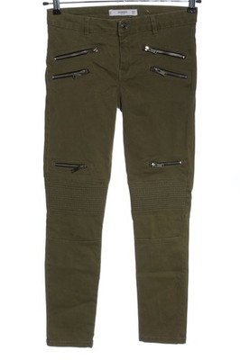 MANGO CASUAL High Waist Jeans Damen Jeans Gr. DE 36 khaki Casual-Look