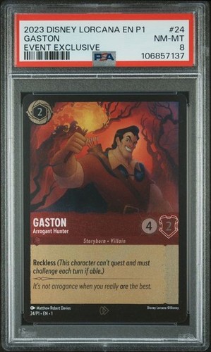 Gaston - Arrogant Hunter graded PSA 8 for sale on eBay