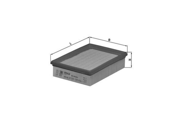 Knecht Luftfilter LX 337 Filtereinsatz FüR GFJ F3L FVD Ford F5L Fiesta Courier 3-image