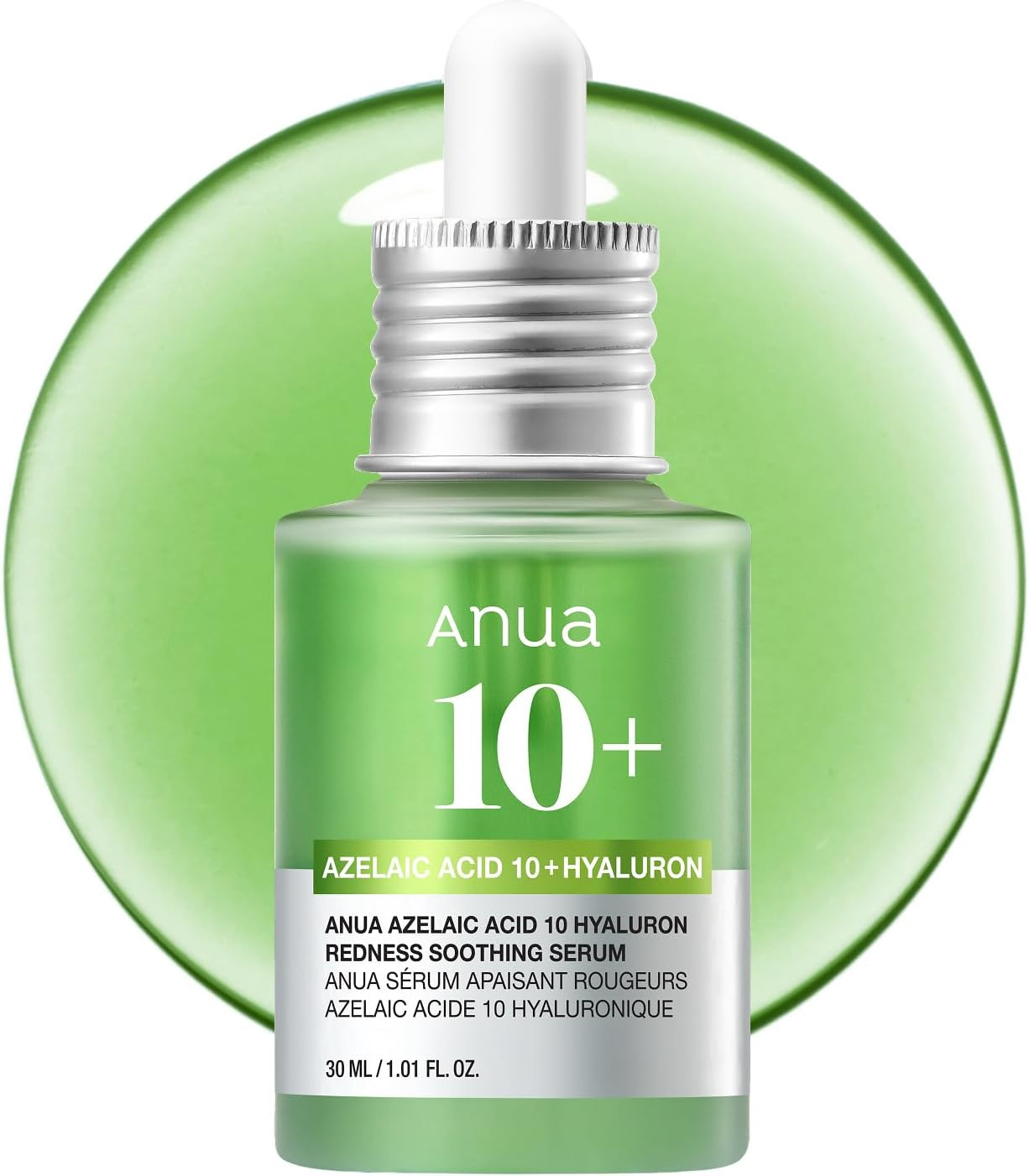 Anua Azelaic Acid 10 Hyaluron Redness Soothing Serum, Facial Serum for Blemish-P