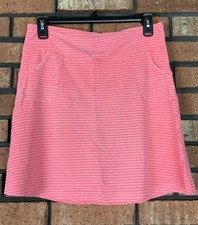 Fresh Produce Womens Pink Striped Skort Size S