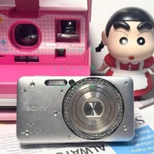 Sony Cyber Shot DSC-W570D Digital Camera 16.1MP 5xOptical Zoom AE/FE Lock Silver