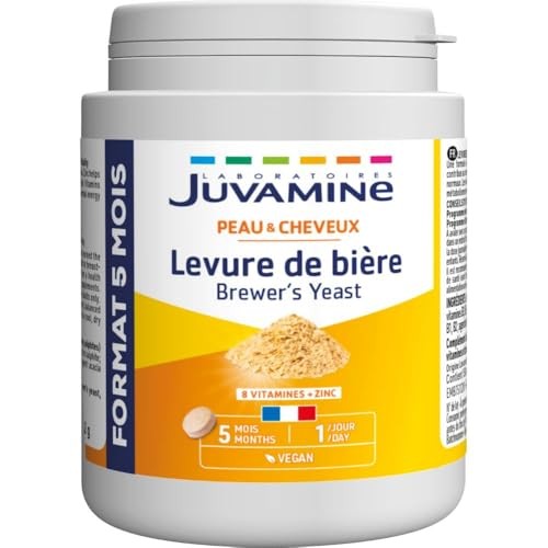 Levure de Bière Juvamine fortification ongles cassants et cheveux ternes