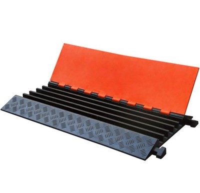 NEW Atlas Heavy Duty Cable Protector Ramp 5 Channel 3 Long  36k lb Capacity