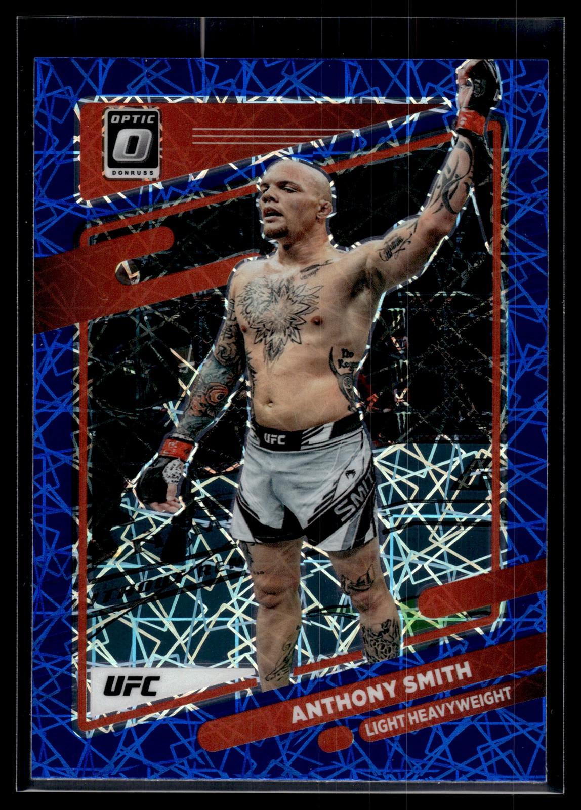 Anthony Smith 2022 Donruss Optic UFC Blue Velocity Prizm Card #20