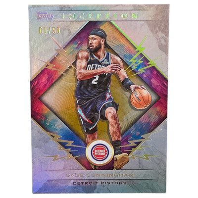 2026 Topps Inception - Cade Cunningham Gold Electricity 1/50 #58 Pistons