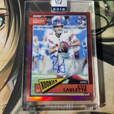 2018 Panini Classics - KYLE LAULETTA  Rookies  Red Auto RC /15 UCLA