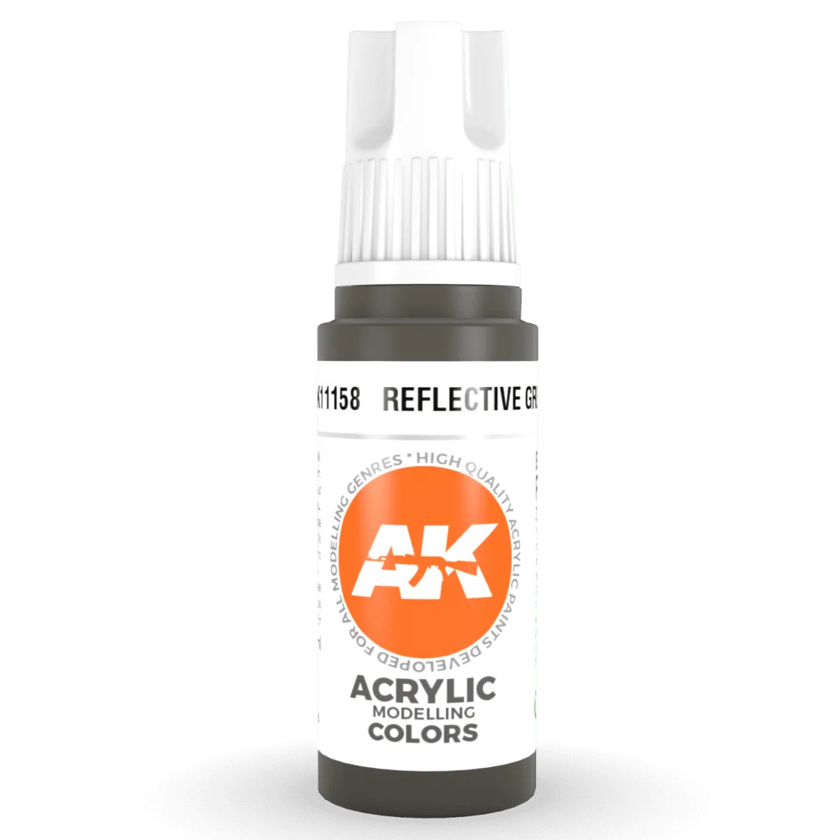 AK Interactive 3rd Gen Acrylic - Reflective Green 17ml (AK11158)