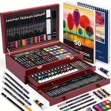 Super Large Capacity Painting Art Set  175 Pieces