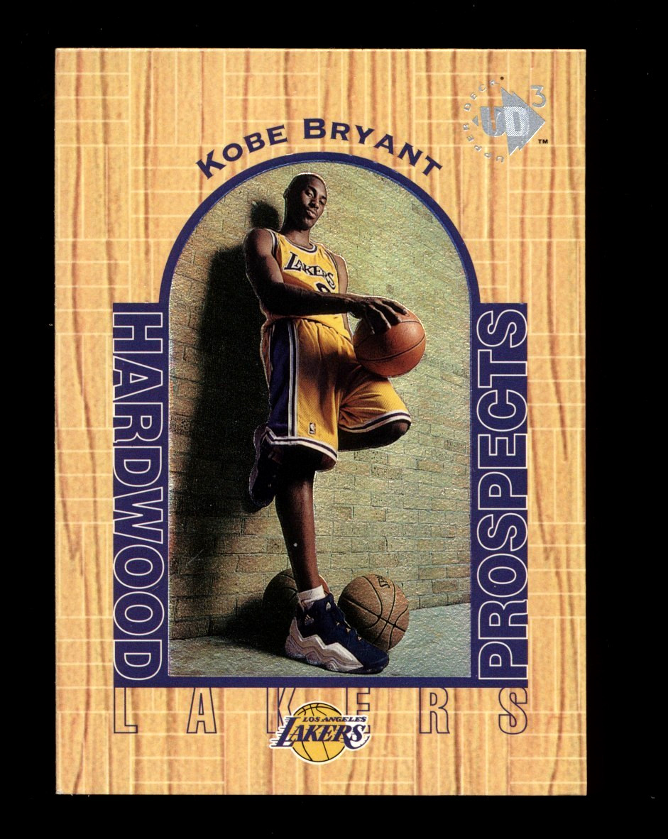 1996-97 UD3 Hardwood Prospects 🔥 Kobe Bryant RC #19 🔥 NM-MT NICE CARD