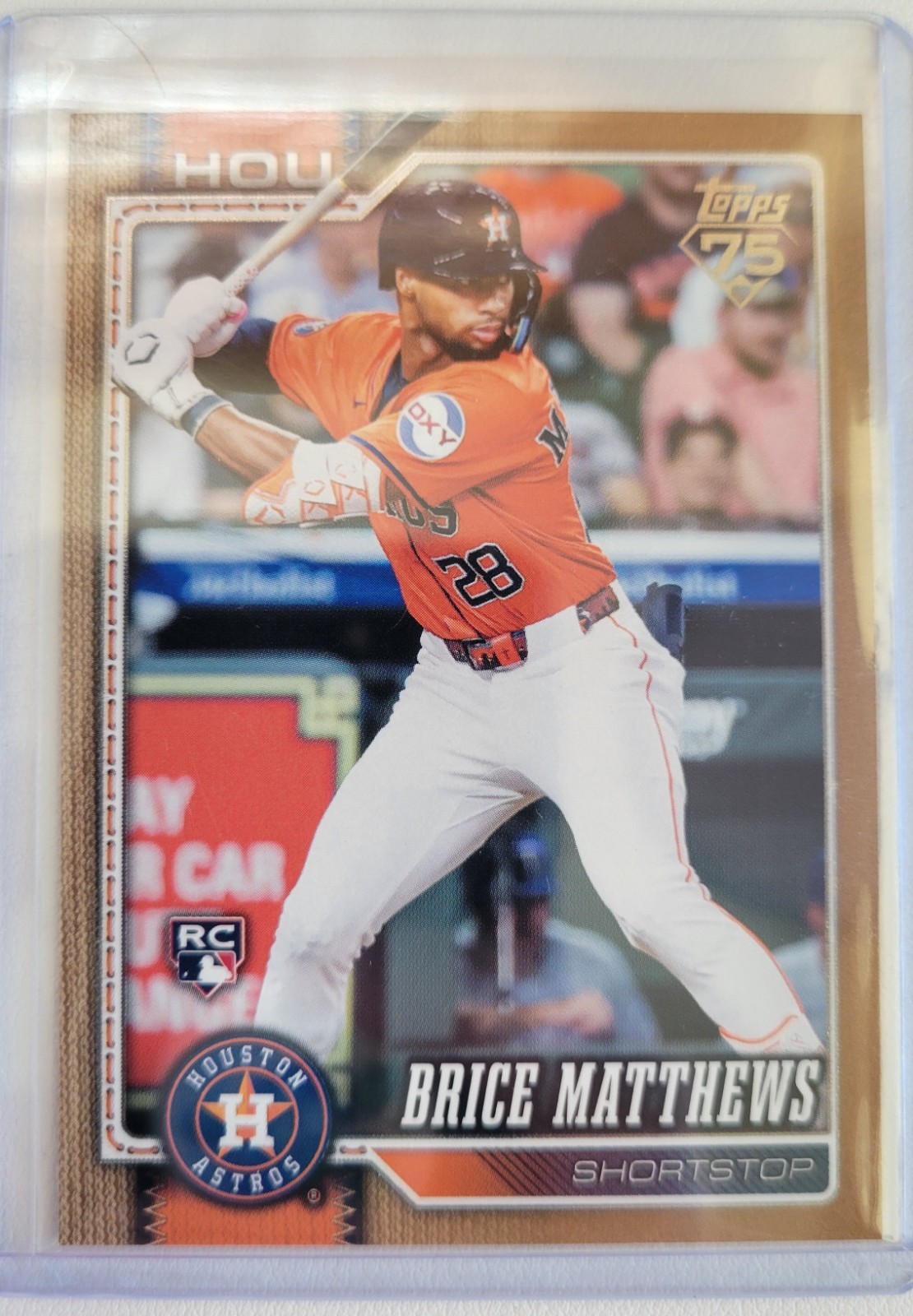 2026 Topps Series 1 - Brice Matthews #132 Gold /2026 (RC)