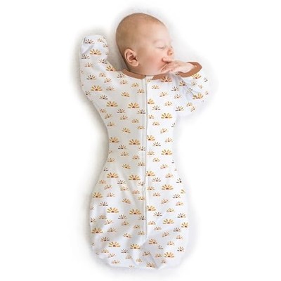 SwaddleDesigns Transitional Sleep Sack Arms Up Swaddle Med 14-21 Lbs Sunny Days 