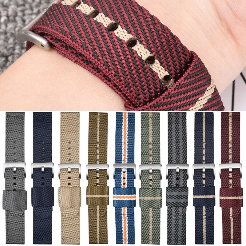 Bracelet montre nylon 18mm sale