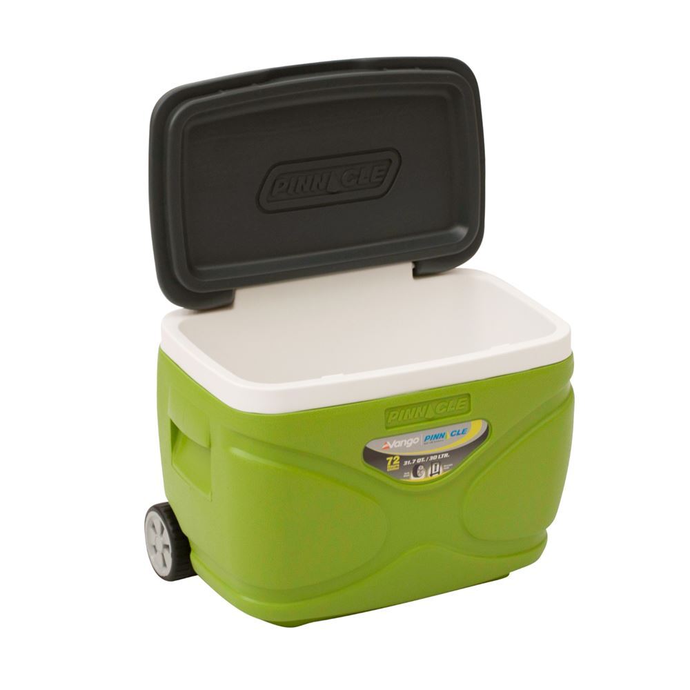 Vango Pinnacle Wheelie Cooler - Green 30 Litre - Image 4