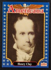 Henry Clay 1992 Americana Starline Card #87 (NM)