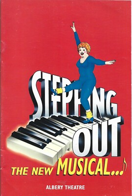STEPPING OUT Musical Albery Theatre R.Harris Originalprogramm um 1997 sehr guter Zustand