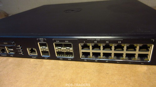 Dell SonicWall NSA 4600 Firewall 12-Port Network Security Appliance 1RK26-0A3 - Afbeelding 2 van 6