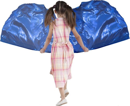 Frauen Mädchen Party Outdoor Flügel Flagge Requisiten Lob Tanz Anbetung Banner mit Stick - Bild 5 von 13
